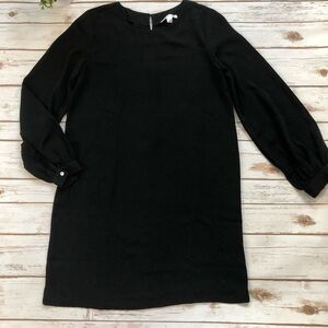 Reyna Couture black blousant sleeve dress